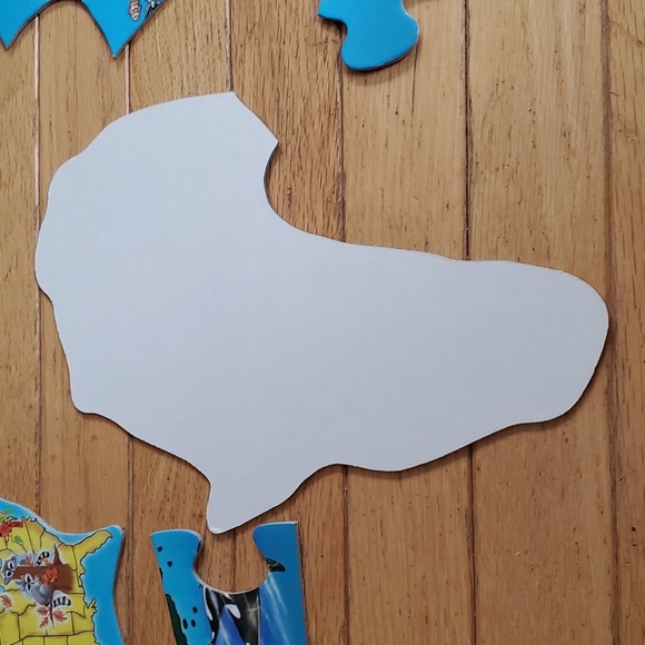 World map 33 piece floor puzzle - Picture 3 of 8